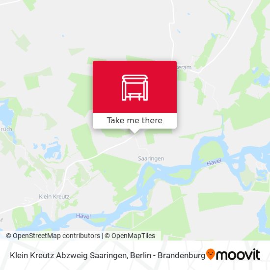 Klein Kreutz Abzweig Saaringen map