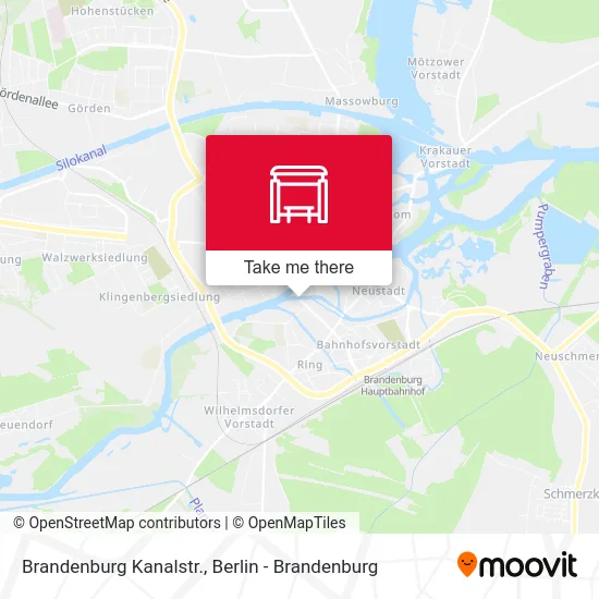 Brandenburg Kanalstr. map