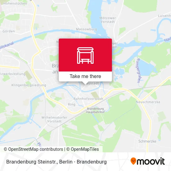 Карта Brandenburg Steinstr.
