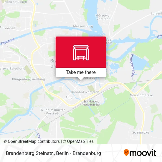 Карта Brandenburg Steinstr.