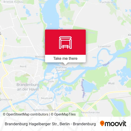 Brandenburg Hagelberger Str. map