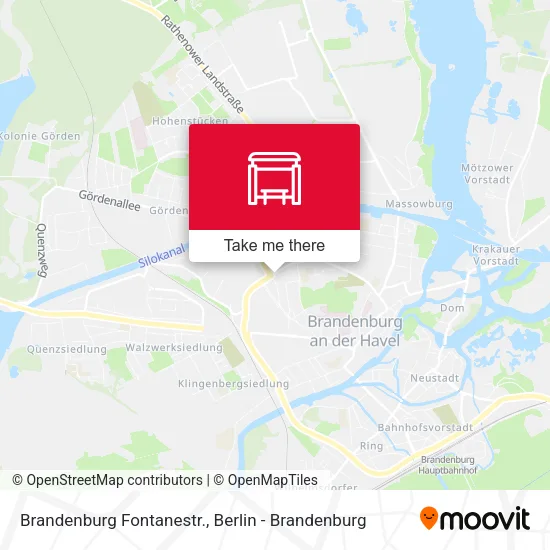 Карта Brandenburg Fontanestr.