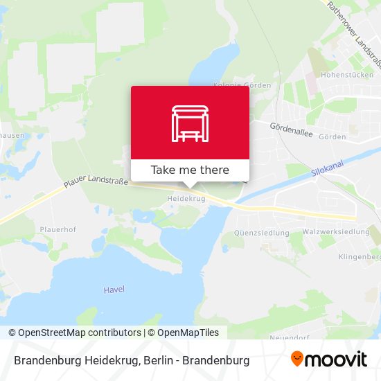 Brandenburg Heidekrug map