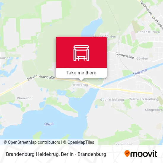 Brandenburg Heidekrug map