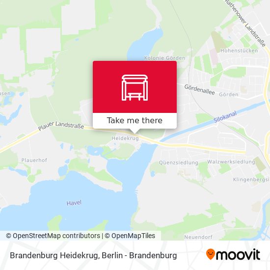Brandenburg Heidekrug map