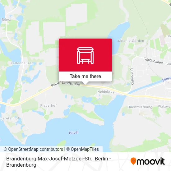 Карта Brandenburg Max-Josef-Metzger-Str.