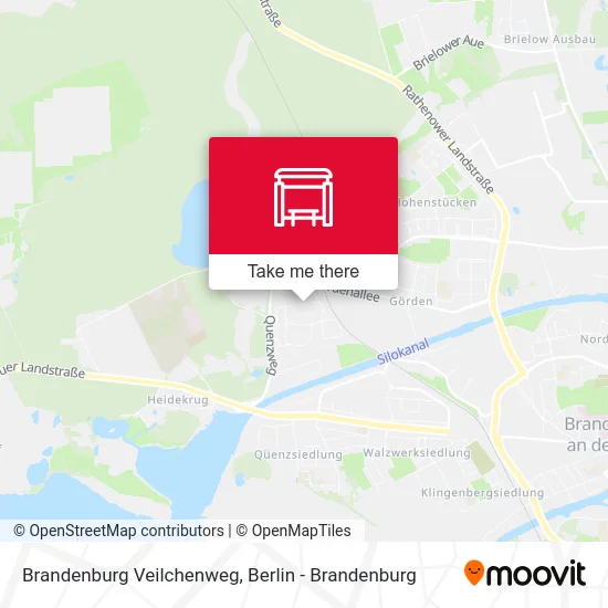 Brandenburg Veilchenweg map