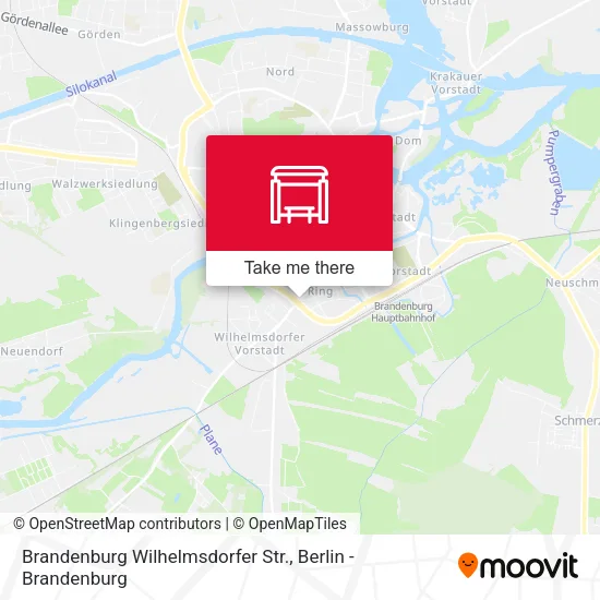 Карта Brandenburg Wilhelmsdorfer Str.