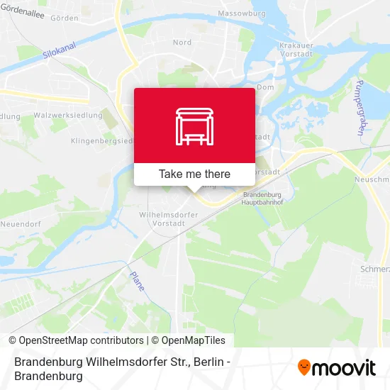 Карта Brandenburg Wilhelmsdorfer Str.