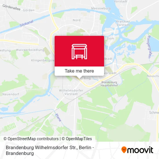 Карта Brandenburg Wilhelmsdorfer Str.