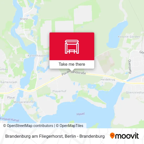 Карта Brandenburg am Fliegerhorst