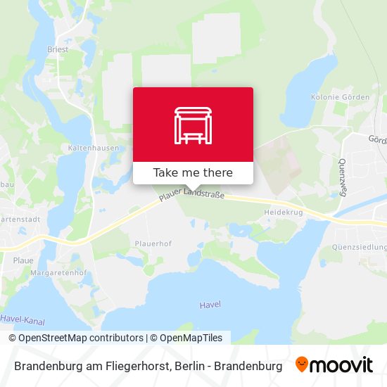 Brandenburg am Fliegerhorst map