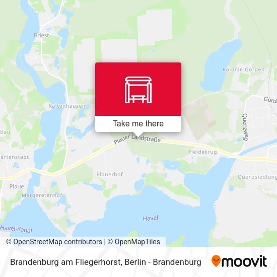 Карта Brandenburg am Fliegerhorst