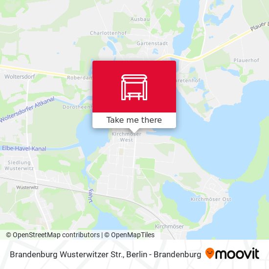 Brandenburg Wusterwitzer Str. map