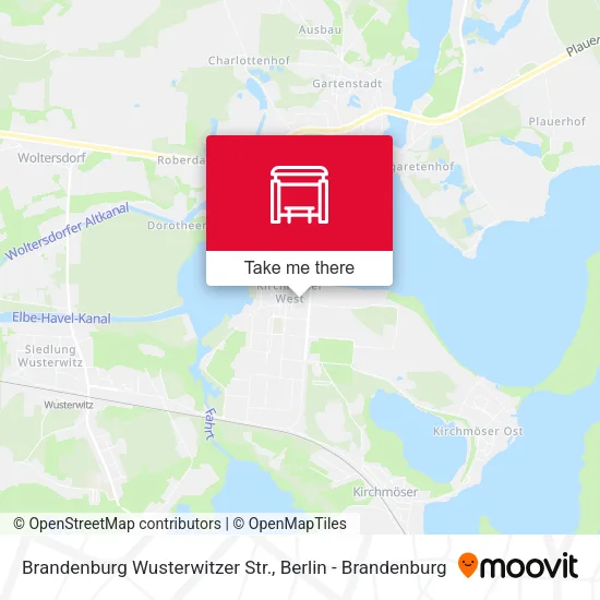 Карта Brandenburg Wusterwitzer Str.