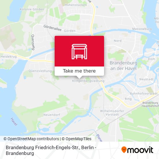 Brandenburg Friedrich-Engels-Str. map