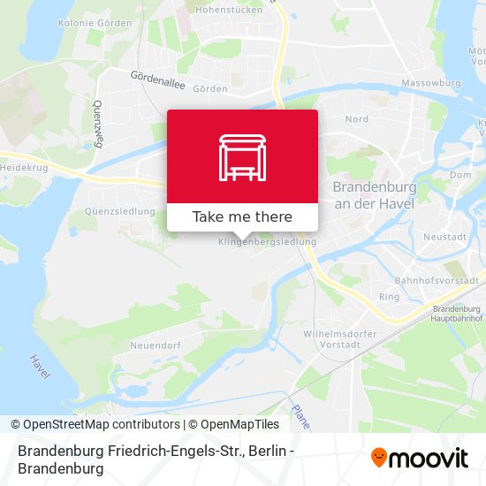 Brandenburg Friedrich-Engels-Str. map