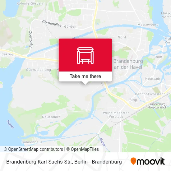 Карта Brandenburg Karl-Sachs-Str.