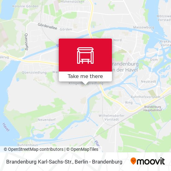 Brandenburg Karl-Sachs-Str. map
