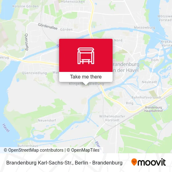 Карта Brandenburg Karl-Sachs-Str.