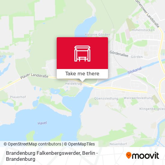 Brandenburg Falkenbergswerder map