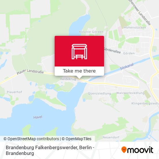 Brandenburg Falkenbergswerder map