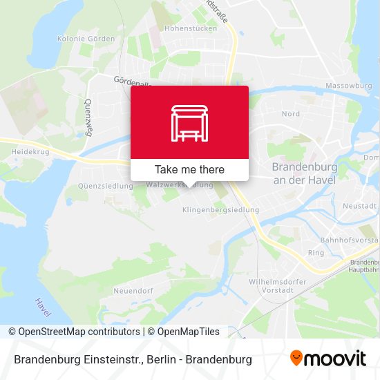 Карта Brandenburg Einsteinstr.
