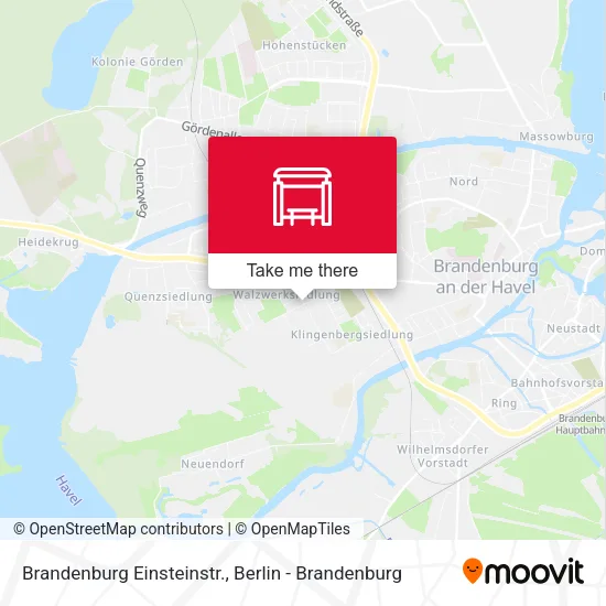 Brandenburg Einsteinstr. map