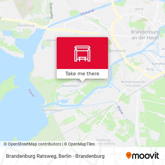Brandenburg Ratsweg map