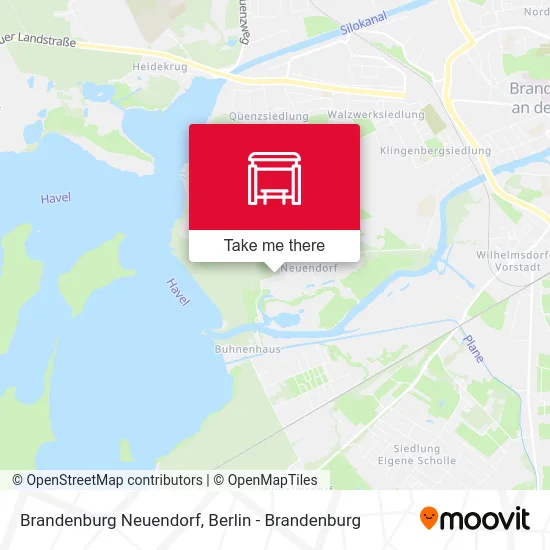 Brandenburg Neuendorf map