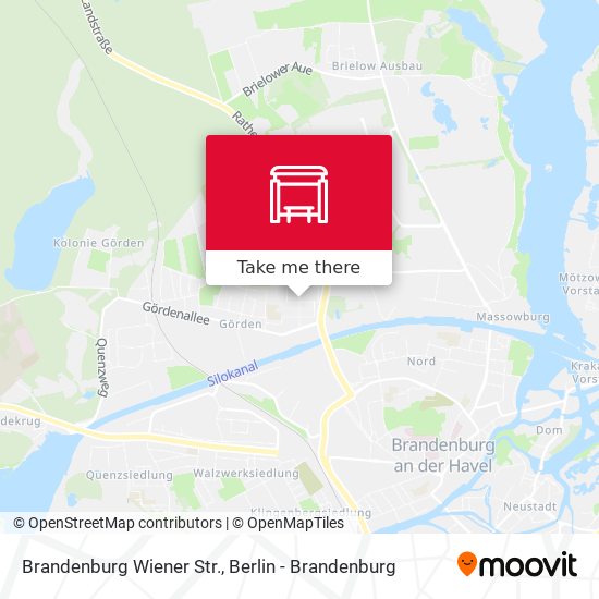 Brandenburg Wiener Str. map