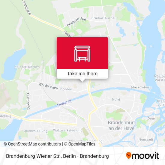 Карта Brandenburg Wiener Str.