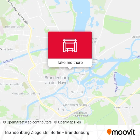 Карта Brandenburg Ziegelstr.