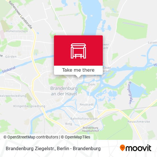Brandenburg Ziegelstr. map