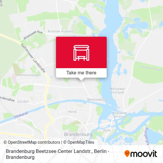 Карта Brandenburg Beetzsee Center Landstr.