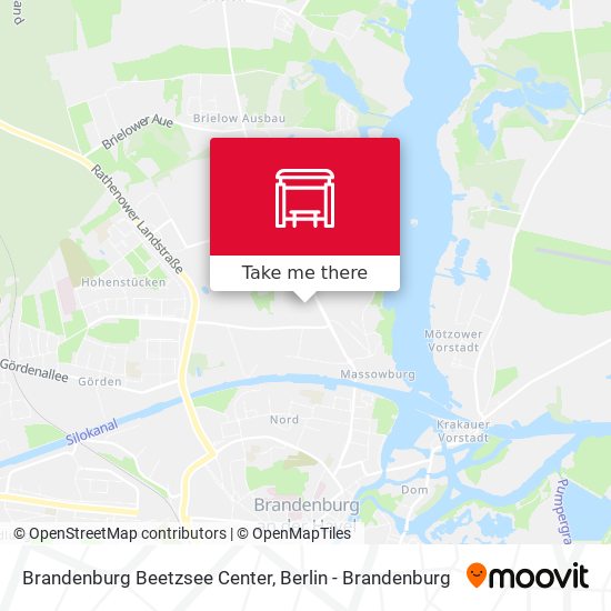 Brandenburg Beetzsee Center map