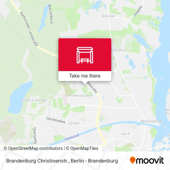 Карта Brandenburg Christinenstr.
