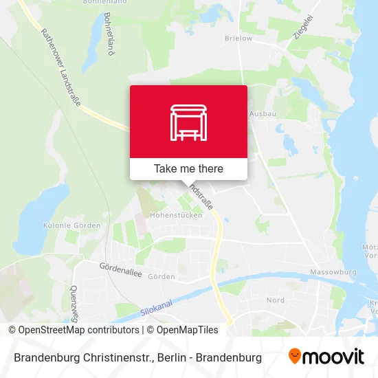 Brandenburg Christinenstr. map