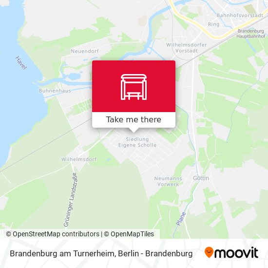 Brandenburg am Turnerheim map