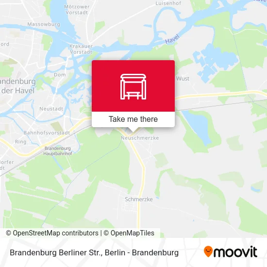 Карта Brandenburg Berliner Str.