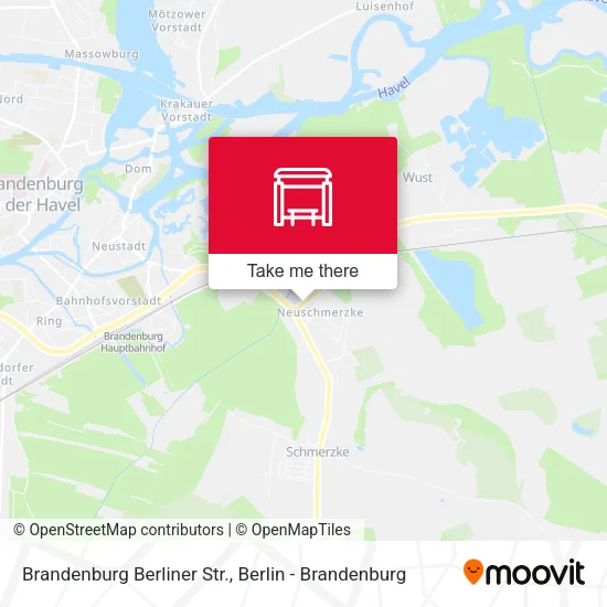 Карта Brandenburg Berliner Str.