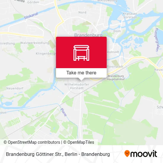 Brandenburg Göttiner Str. map