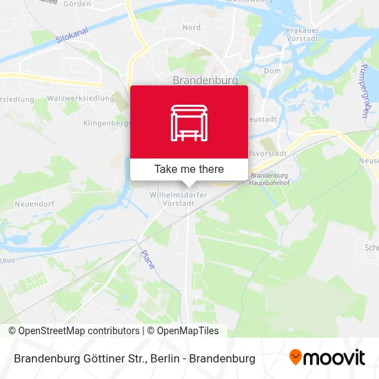 Brandenburg Göttiner Str. map