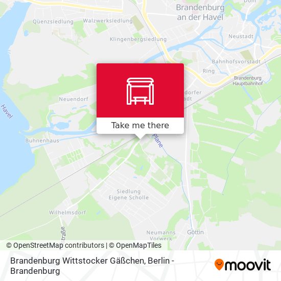 Brandenburg Wittstocker Gäßchen map