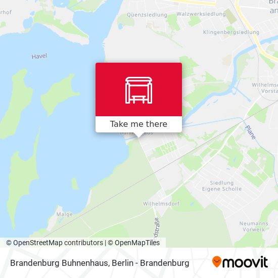 Brandenburg Buhnenhaus map