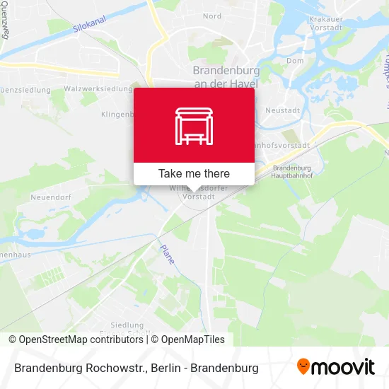Карта Brandenburg Rochowstr.