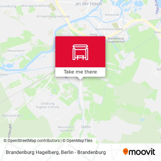 Brandenburg Hagelberg map