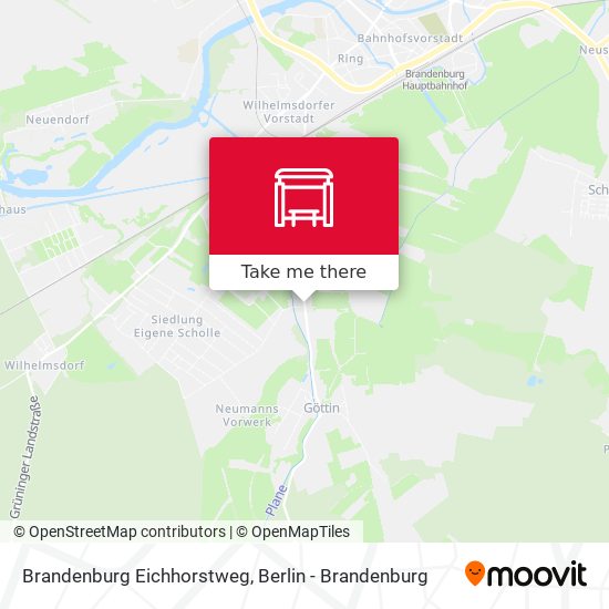Brandenburg Eichhorstweg map