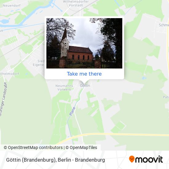 Карта Göttin (Brandenburg)