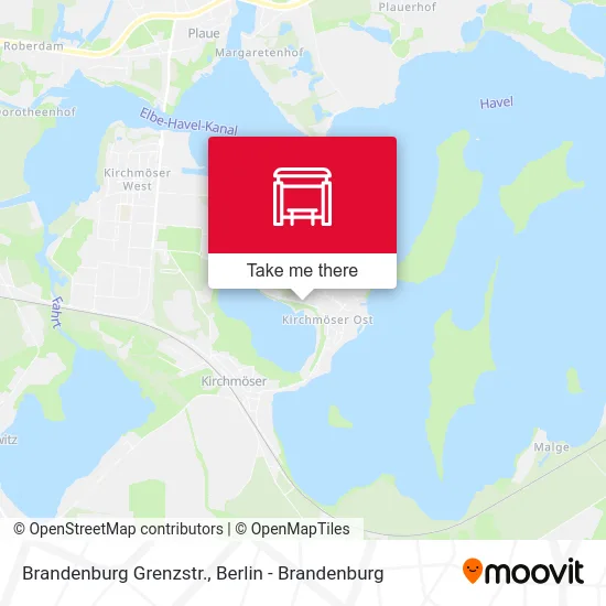 Brandenburg Grenzstr. map